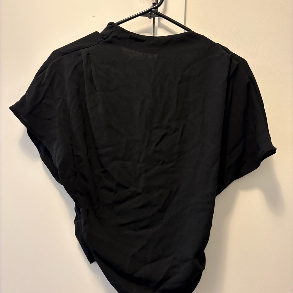 H&M Black Short-Sleeve Relaxed Fit Shirt